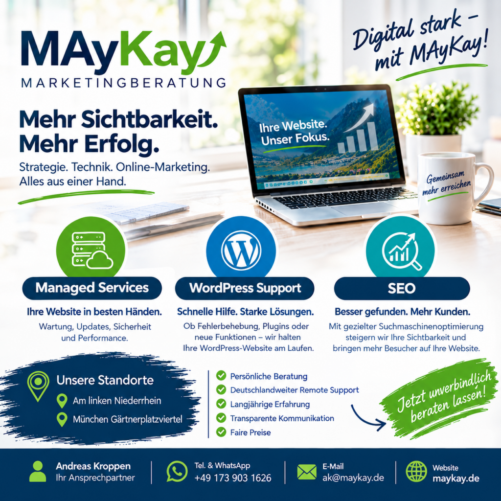 Leistungen Maykay Marketungberatung